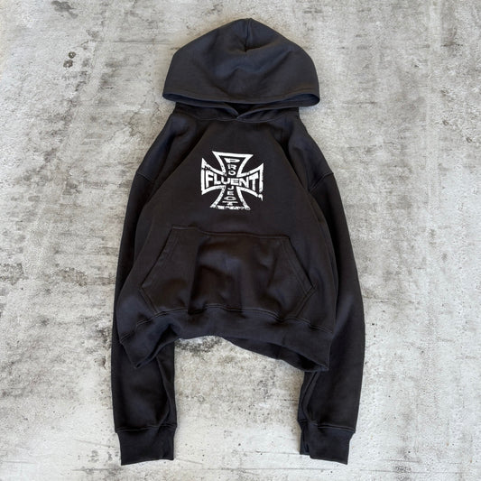 Fluent Cross Hoodie Black